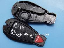 Chrysler remote key case with small key and windows button for chrysler key shell