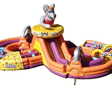 Inflatable Rat Race Obstacle Course: Fun for Kids and Adults