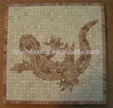 Marble Mosaic Patterns,Beige Mosaic Tile