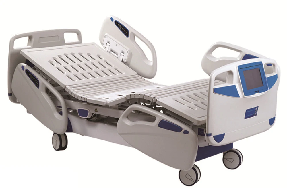 Four Functions Central Brake ABS Electric Hospital Nursing Bed