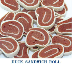 Healthy tasty duck sushi yummy for dogs