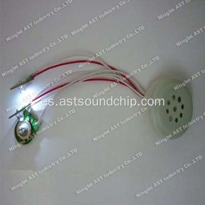 Mini caja de música LED, grabadora de sonido con LED, grabadora de juguete, mini grabadora de sonido