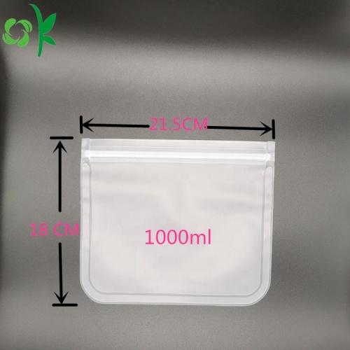 1000ML Reusable Freezer Bags Leakproof Sandwich Snack Meats