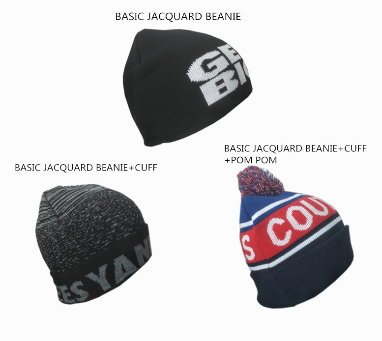 JACQUARD BEANIE