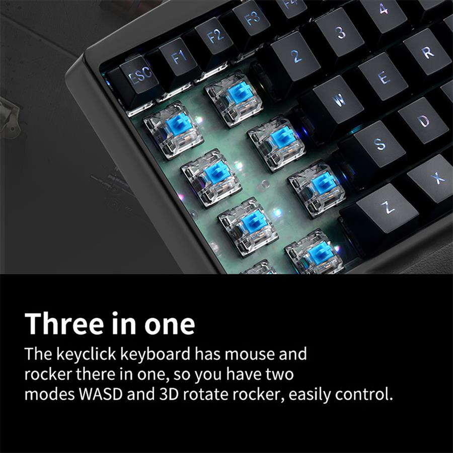 wireless one handed keyboard