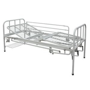 Rehabilitation Bed with Metal Side Railings