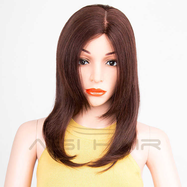 Aisi Hair Fashion Peruvian Human Hair Full Lace Sew in Wig , Short Hair Hairstyles