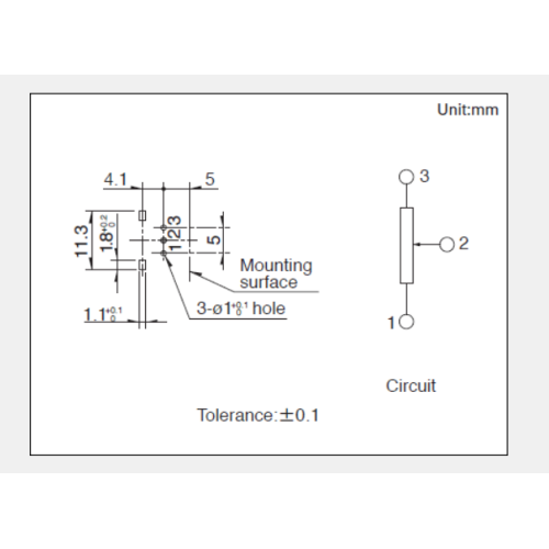 Serie Rk09l Drehpotentiometer