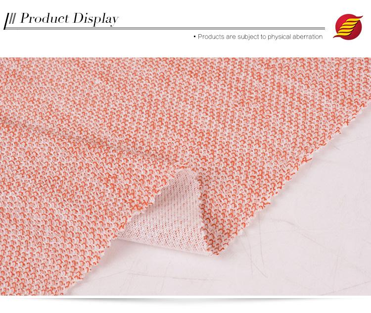 French Terry Cloth Fabric in Poland Popular Customized Knit 100%POLY,100% Polyester OEKO-TEX STANDARD 100 Customized Color Plain