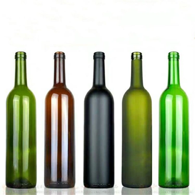 500ml Factory Stock Customizable Empty Red Wine Glass Bottle