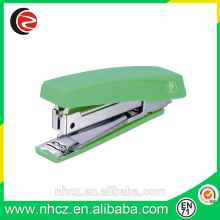 Green Plastic Staplers for home/School/Office/Promotion