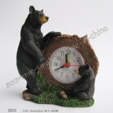 Resin Bear Clock Bear Decoration