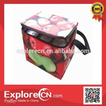 Promotional cooler bag with cup holder