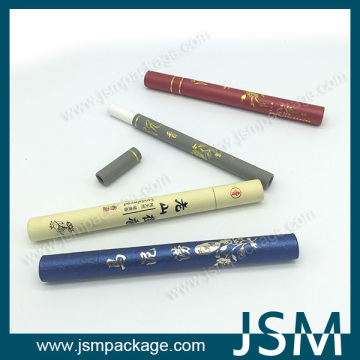 handmade round paper box for incense