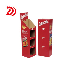 ?Supermarket paper ladder floor display stand