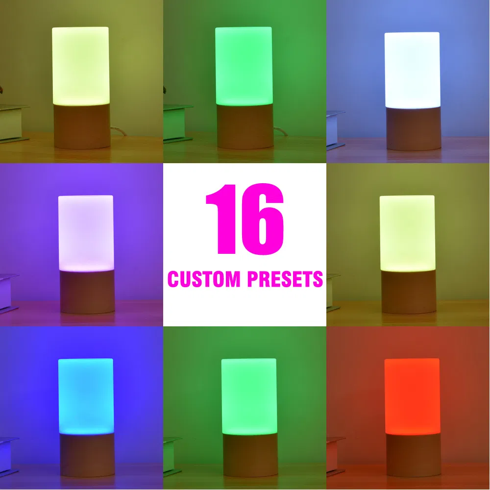 Innovative Solid Wood LED Night Light for Home Decor