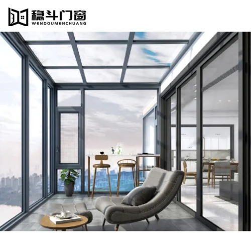 Retractable Glass Roof Sunrooms