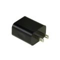 12W USB-Telefonladegerät Schwarz USB-Wandadapter