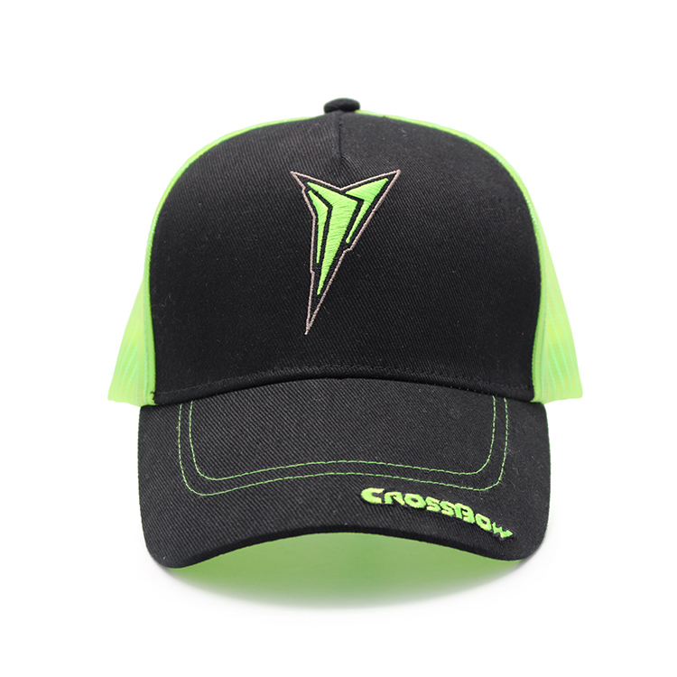 Custom Running Neon Yellow Sports Caps