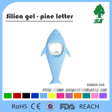 Silicone Shark Shape Beer Bottle Opener With Megnet