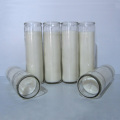 7 Day Vegetable Vigil Novene Devotional Glass Candles