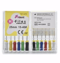 Teeth whitening dental H files root canal endo files dental hand files stainless steel K H R files