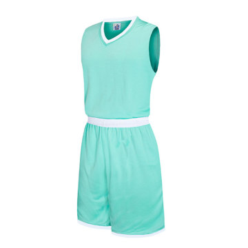 Uniforme simple de basket de formation de couleur de sucrerie