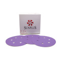 Self Adhesive Abrasive Paper P240 Purple Ceramic Sandpaper