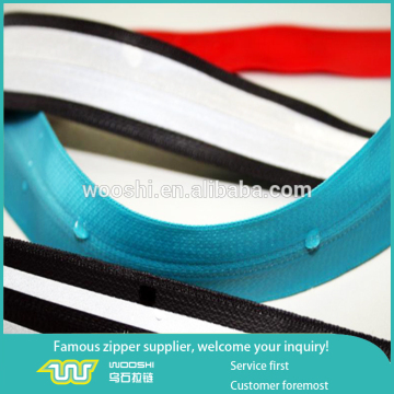 TPU waterproof zipper silver plating Reflective zipper series