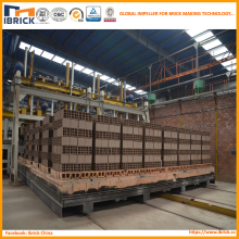 India Brick Making Industry Gas Fired Clay Brick Tunnel Kiln