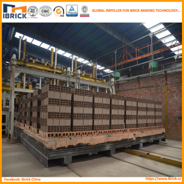 India Brick Making Industry Gas Fired Clay Brick Tunnel Kiln