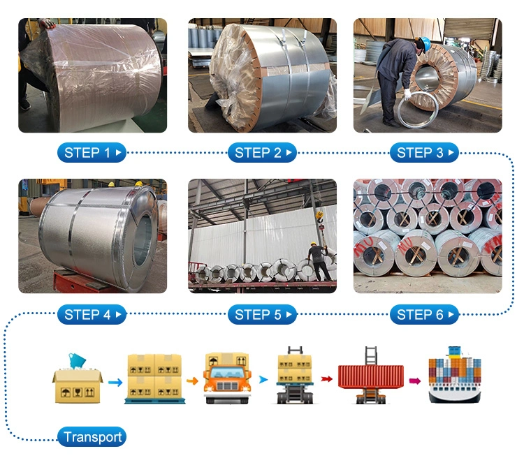 Cold-Rolled-PE-PVDF-HDP-SMP-Prepainted-Zinc-Printed-Filmed-Pressed-Matte-Galvalume-Steel-Sheet-Strip-PPGL-Hot-DIP-Ral-Color-Galvanized-Steel-Coil