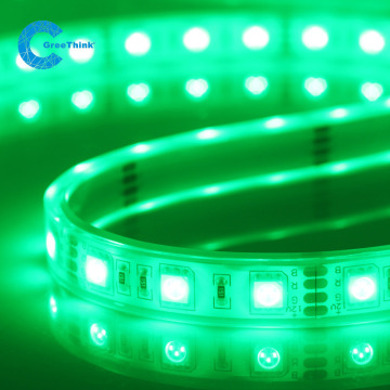 Green led strip lights with tube