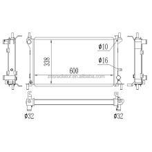 All Aluminum Radiator for Ford Focus MK1 ST170 & 2.0 RS 1998-2004 Models