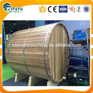 2016 China barrel dry sauna room outdoor sauna room red cedar sauna room