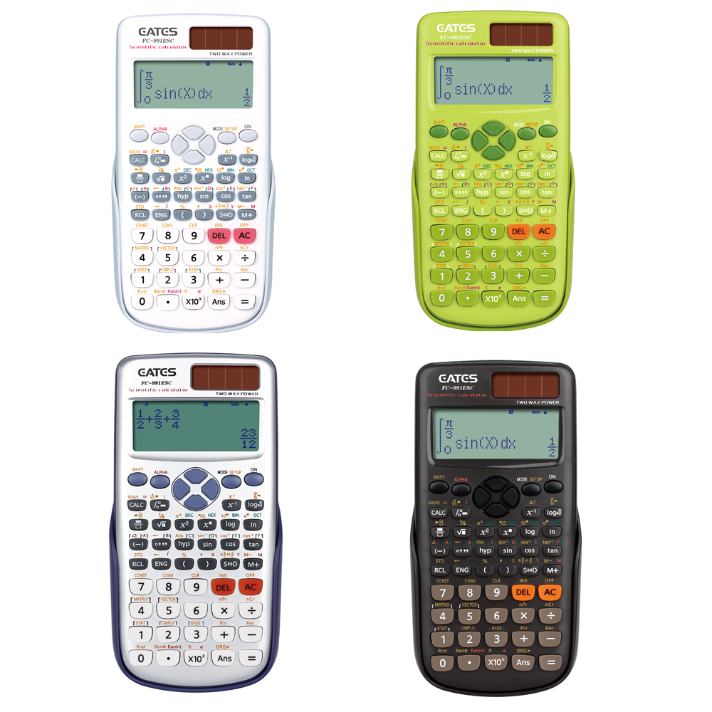 EATES FX-991ES Plus 417 Functions High Tech Multifunction Dual Power Scientific Calculator