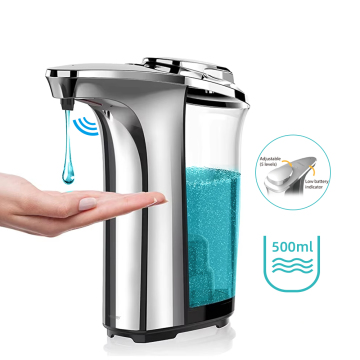 Touchless Battery Operated Liquid Soap Dispenser with Adjustable Volume Control