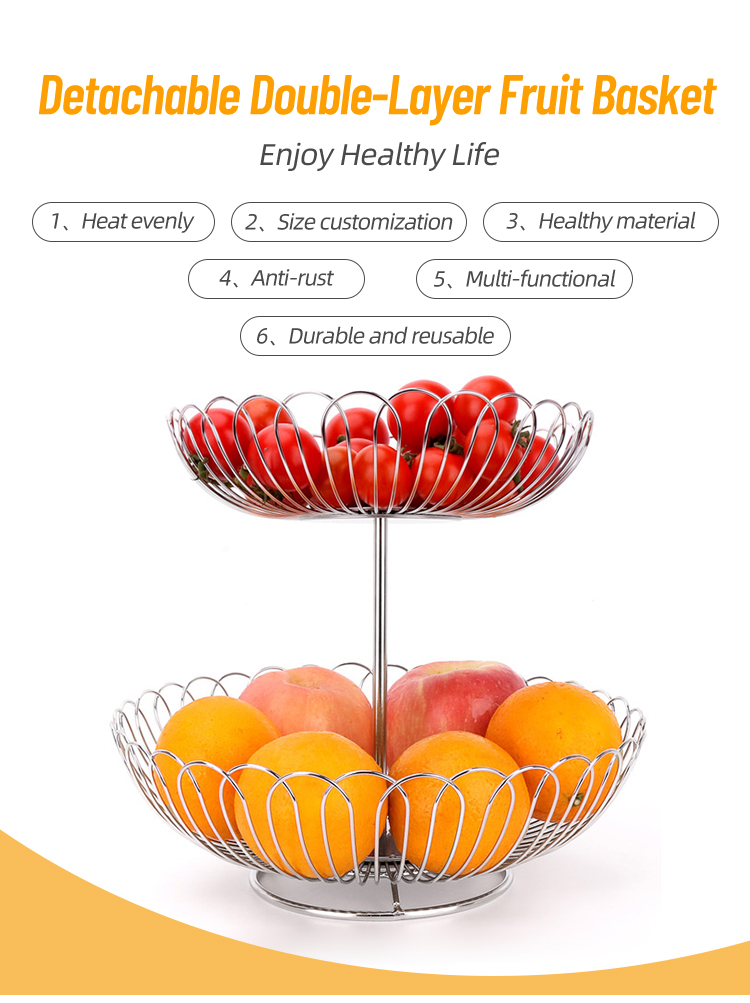 stainless steel fruit basket