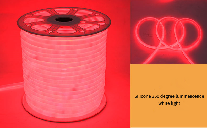 220V RGB 5050 Led Strip Flexible light Waterproof IP67 APP control Led Rope Light