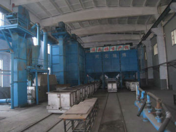 Pump manufacturing process lost foam casting foundry machine