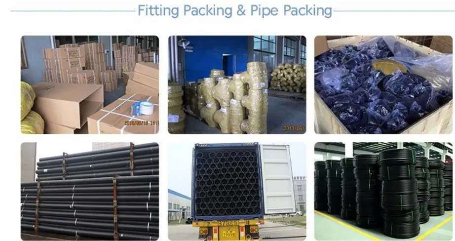 China Butt Welded and Socket Fusion PE100 HDPE Pipe Fitting