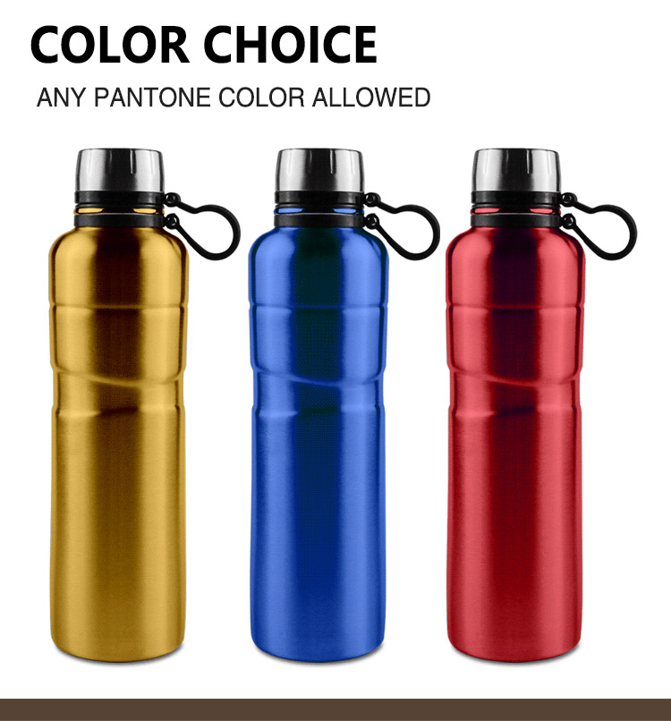 Portable stainless steel thermos water bottle insulated vacuum flask