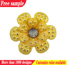 Two layers of six petals PVC shoes flowers