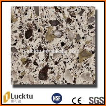 double color artificial quartz stone counter top