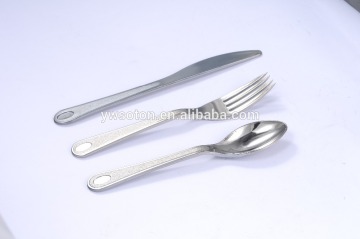 Silver coated cutlery electroplated cutlery