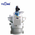 Vertical ring die wood pellet machine