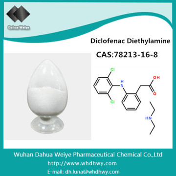 CAS: 24916-90-3 hochreines Kortikosteroidpulver Antiinflammation Diclofenac Diethylamin