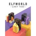 Einweg -Vape Elf World Caky7000 Puffs Zigarette