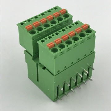 Bornier PCB enfichable à double rangées au pas de 5,08 mm