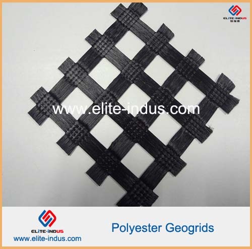 Warp-Knitted Polyester Geogrid (ELITE-PETG)